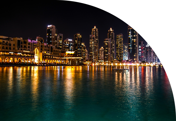 Dubai Night City View