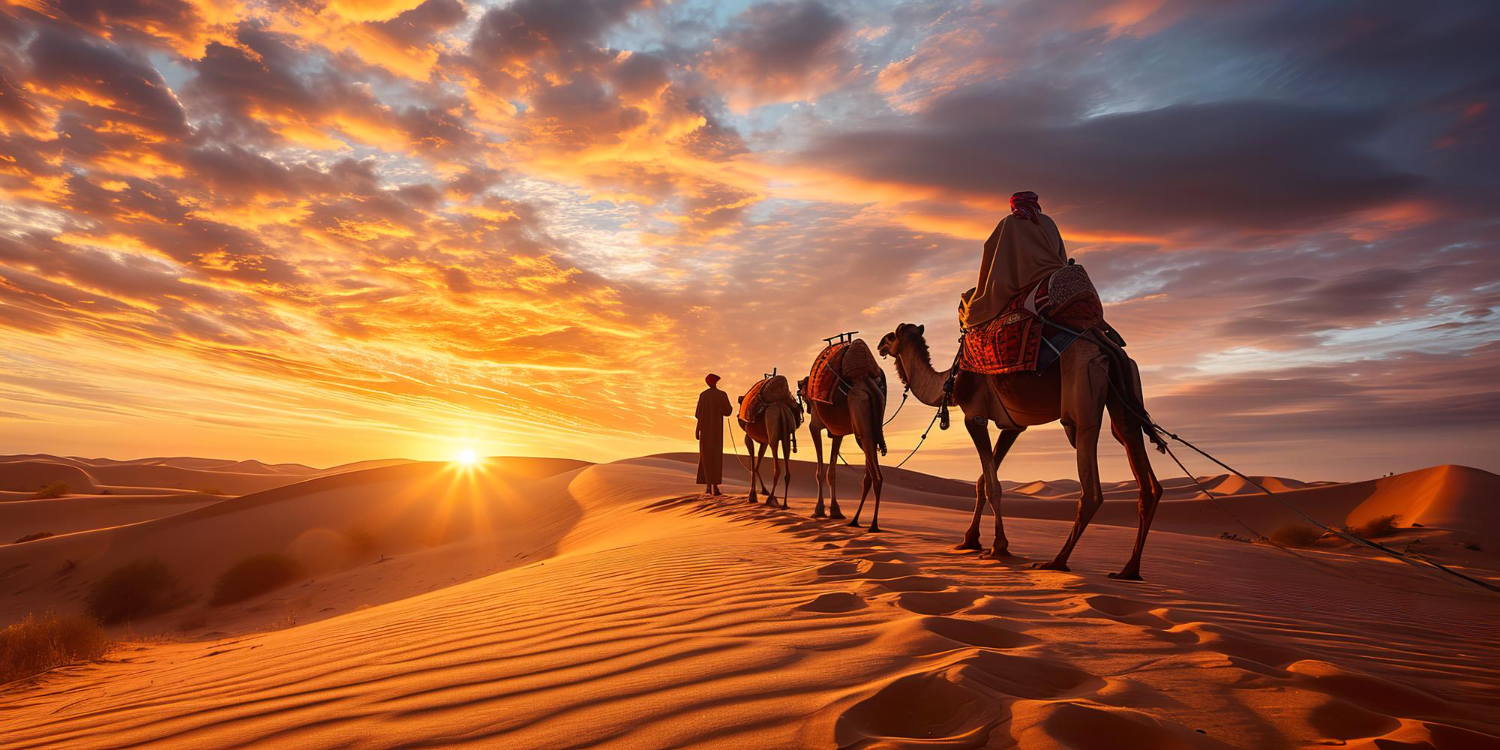 Camel trekking